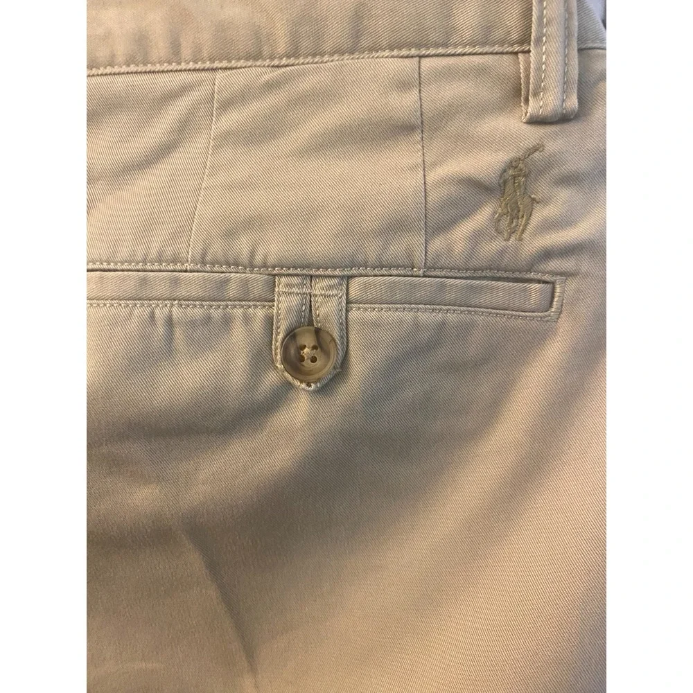 Polo Ralph Lauren Stretch‎ Straight Fit Cotton Twill Mens Khaki Pants 30X32